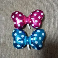 ミニパル　リボン　パッチン　ヘアピン