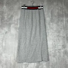 ♪　TOMMY HILFIGER 　グレー　日本製　タイトスカート　スエット地