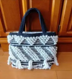 【美品】ワンズテラス　one's terrace　 トートバッグ　フリンジ付き