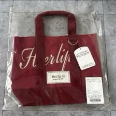 Her lip to HLT Mini Tote トートバッグ ボルドー 赤 - メルカリ