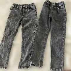 MPS グレー デニム風 ロングパンツ M