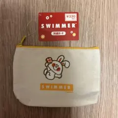 SWIMMER 刺繍ポーチ うさぎ