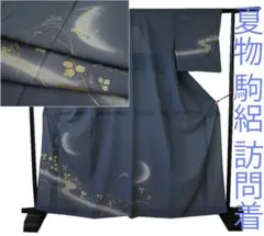 値下げ交渉OK！夏物 ロング寸 身幅広め 五泉 駒絽 訪問着 正絹