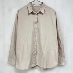 ◆アメリカンホリック　オーバーシルエット　シャツ　長袖　ブラウス　綿100