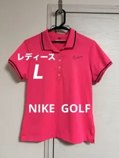 NIKE GOLF ナイキゴルフ レディース 半袖ポロシャツ Lのサムネイル