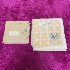 《未使用品》PAUL&JOE★ハンカチ 2枚セットのサムネイル