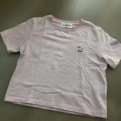 LILY BROWN Lil Bear 刺繍 Tシャツ ピンクのサムネイル