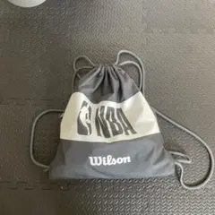Wilson NBA ドローストリングバッグ グレー