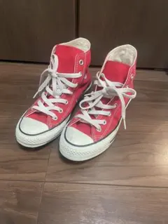 CONVERSE ALL STAR レッド ハイカットスニーカー