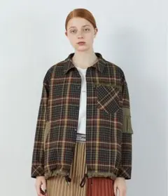 FRAPBOIS T/Rチェック ブルゾン