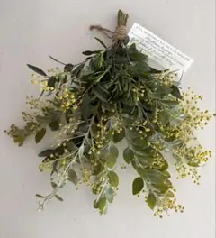 シルバーリーフ　ミモザ　スワッグ　ユーカリ　ラベンダー　ドライフラワー