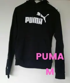 PUMA プーマ レディース　ビックロゴパーカー M