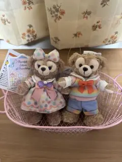 ダッフィー シェリーメイ ２０周年ぬいぐるみバッジ