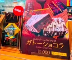 スパリゾートハワイアンズ　ガトーショコラ　チョコレートのサムネイル