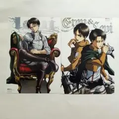 進撃の巨人 ブロマイド リヴァイ エレン