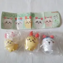 ちいかわ　ソフビフィギュア3　うさぎ　ハチワレ
