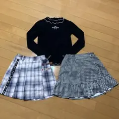 長袖ロンT、スカート2着