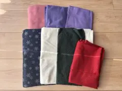 布地 はぎれセット7点　クリスマス　雪の結晶