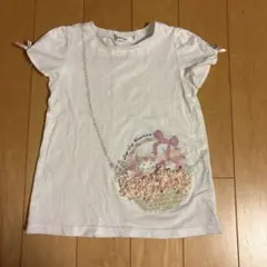 SLAP SLIP うさぎ バスケット Tシャツ 110cmのサムネイル