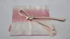 ピンクの帯揚げ、帯締めのセット HE63―308