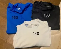 サッカーインナー3点セット サイズ160/150/140