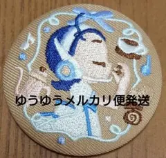 おジャ魔女どれみ　刺繍缶バッジ　妹尾あいこ　パティシエ服