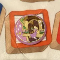 ディズニー　ディズニー刺繍缶バッチ　ラプンツェル