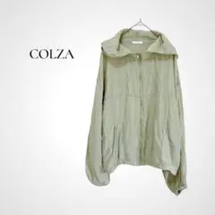COLZA フード付き ブルゾン M オーバーサイズ ライトアウター 羽織り