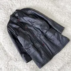 《シンプルライフ》 (M) 中綿レザーコート シープスキン レナウン ハードのサムネイル