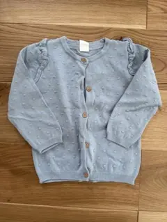 H&M エイチアンドエム ライトブルー カーディガン 18M 86cm