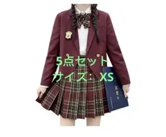 レディースフォーマルスー　ブレザー　小学生 中学生 高校生 5点セット　XS