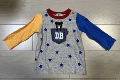 ミキハウス　ダブルビー　長袖Tシャツ　80cm