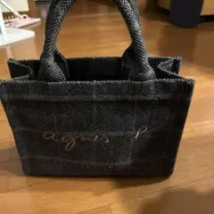 agnès b. グレー系トートバッグ