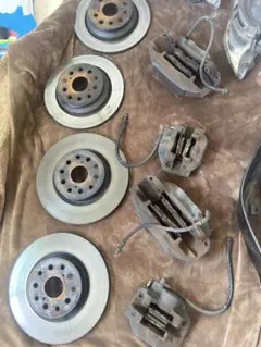 送料込 Z33 純正ブレンボ&エンドレススリットローター&MX72plusパッド