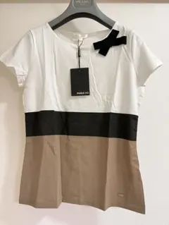 【新品タグ付】PAULE KA ポールカ　Tシャツ　リボン　Mのサムネイル