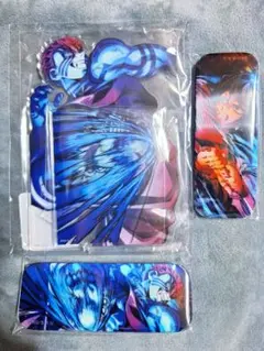 鬼滅の刃　猗窩座　冨岡義勇　レイヤードアクリルスタンド　缶バッジ　KV　くじ