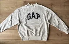 GAP スウェット トレーナー ハイネック ホワイト
