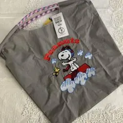 新品⭐︎D.KELLY スヌーピー 刺繍トートバッグ 定価6490円⑧