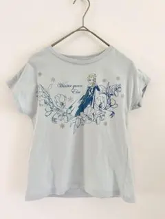 アナと雪の女王 エルサ プリントTシャツ キッズ