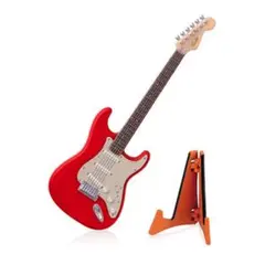 残りわずか　Fender ミニチュアコレクション２ 60sストラト　レッド