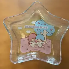 リトルツインスターズ キキララ 1976年 すりガラス キャンディポット