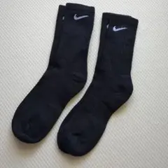 Nike メンズソックス　ブラック ２足セット