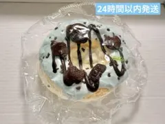 kikisquishy チョコミントベーグル　とろりバター　L