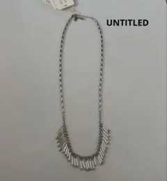 【新品タグ付き】UNTITLED ネックレス フェザー ホワイトパーツのサムネイル