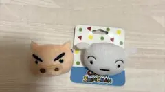 クレヨンしんちゃん　ぬいぐるみバッジ　【シロ　ぶりぶりざえもん　2点セット】