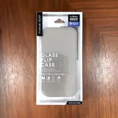 【未使用】プレミアムスタイル iPhone15 Pro ガラスフリップケース