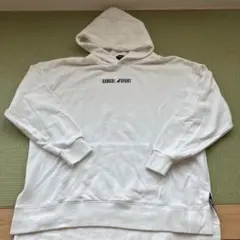KANGOL SPORT フード付きパーカー M ホワイト　カンゴールスポーツ