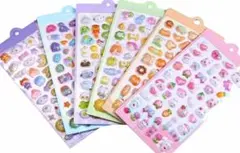 BONBON DROP キャラクターシール lovely まとめ売り 6枚セット