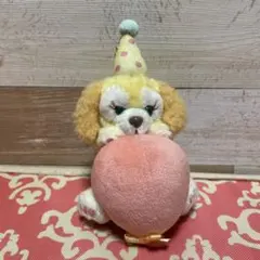 Cuddle Time 犬のぬいぐるみ ハート風船付き