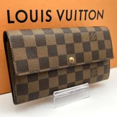 ✨美品✨ルイヴィトン　ポルトフィユ サラ　ダミエ　財布　N61734